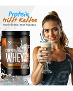 Cremiger Molkeproteinshake mit echtem Kaffeeextrakt