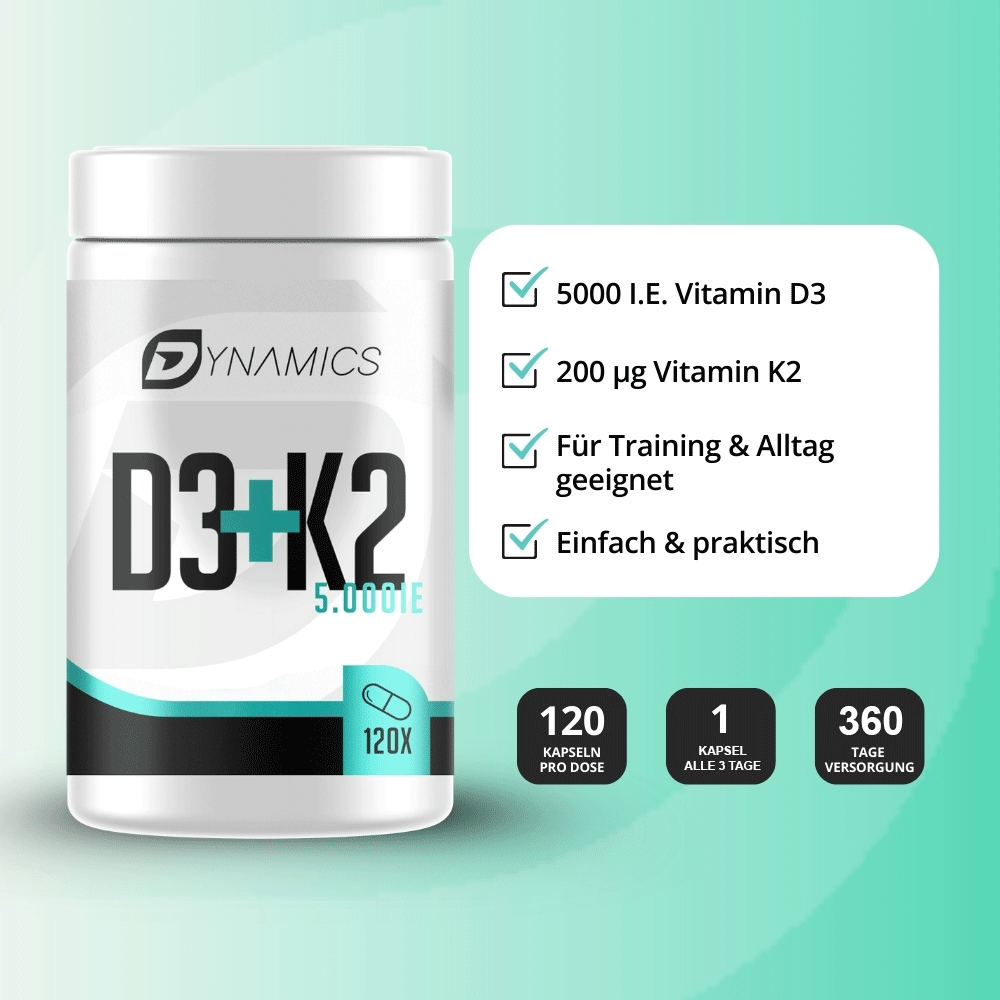 Vitamin D3 + K2