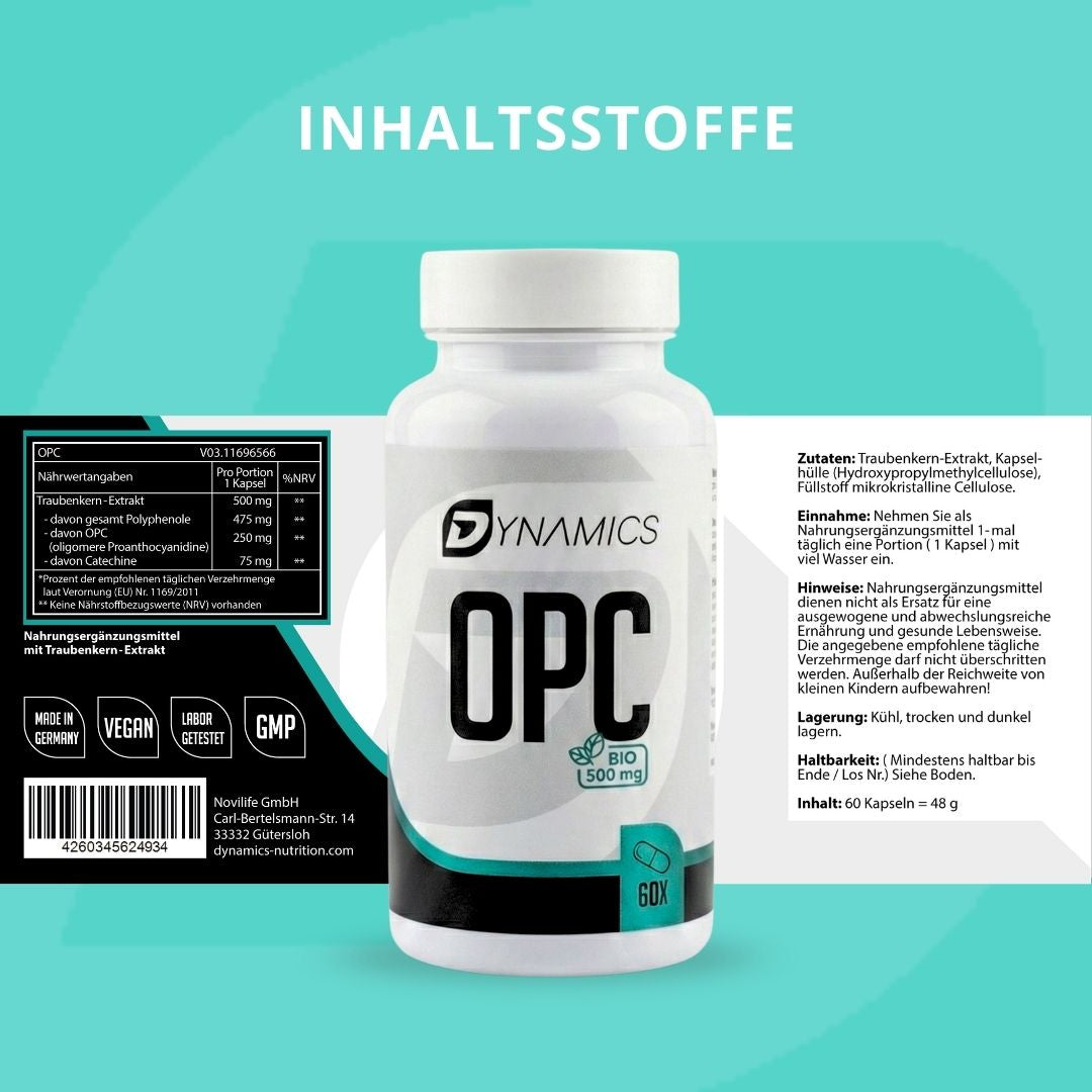 500 mg Bio OPC pro Kapsel