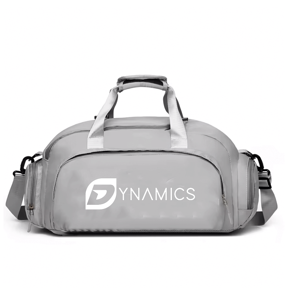 Sportbag in grau von Dynamics Nutrition der Hingucker im Gym