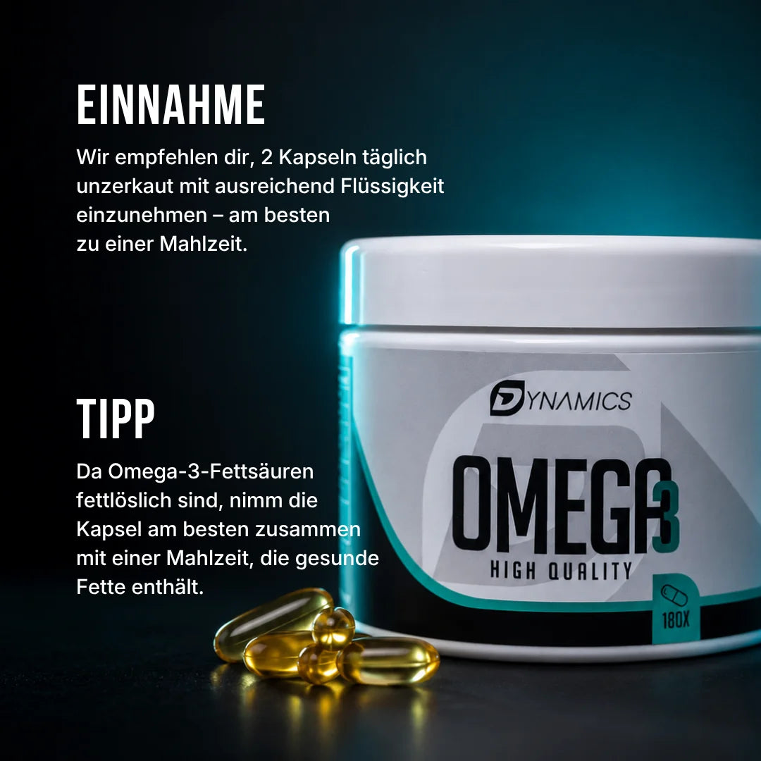 Dynamics Omega 3 180 Kapseln Einnahme 