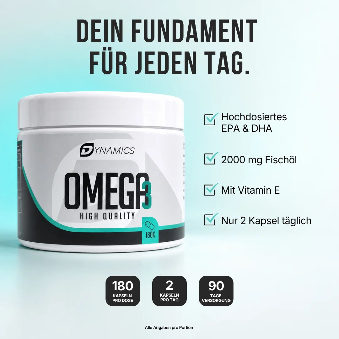 Dynamics Omega 3 180 Kapseln Übersicht 