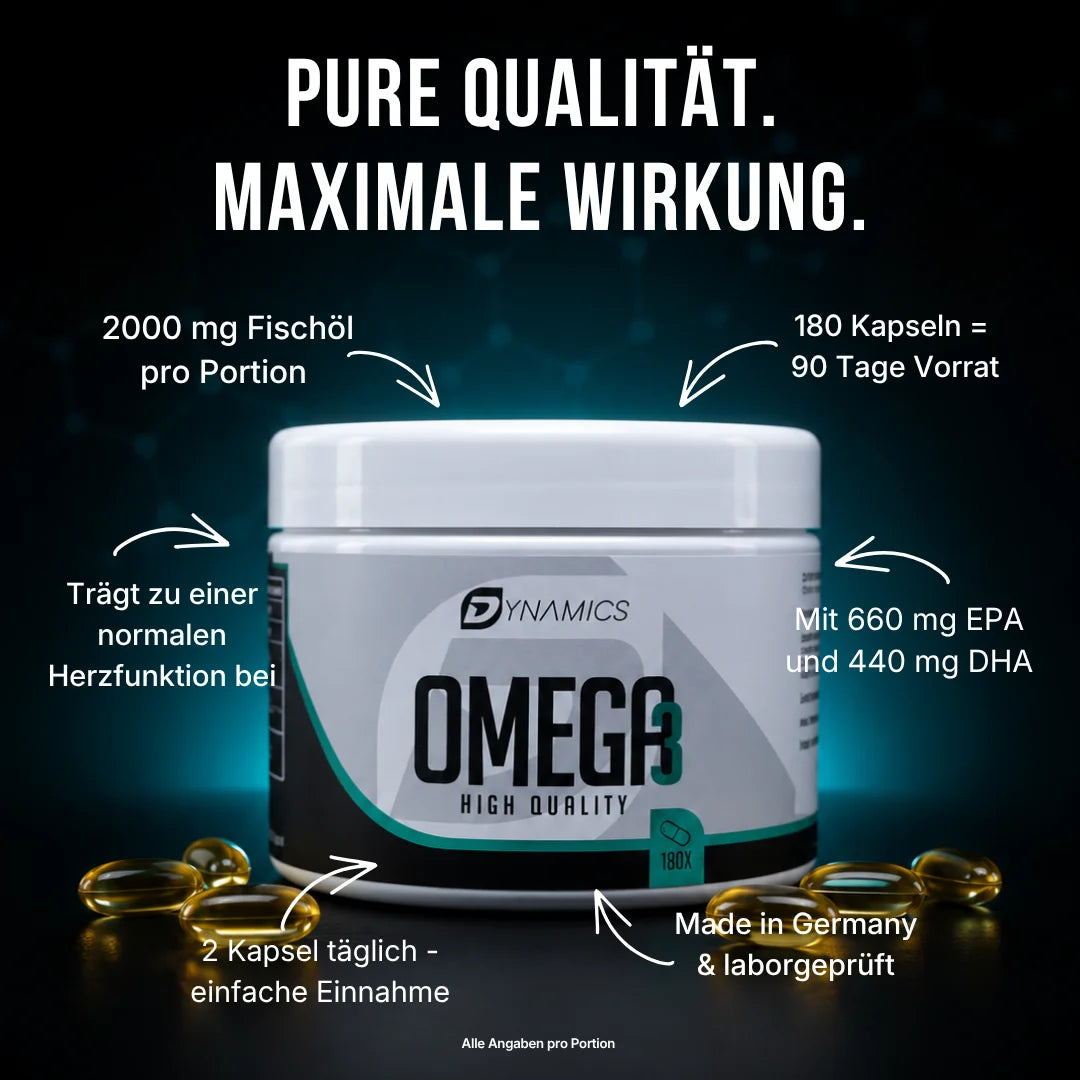 Dynamics Omega 3 180 Kapseln Vorteile 