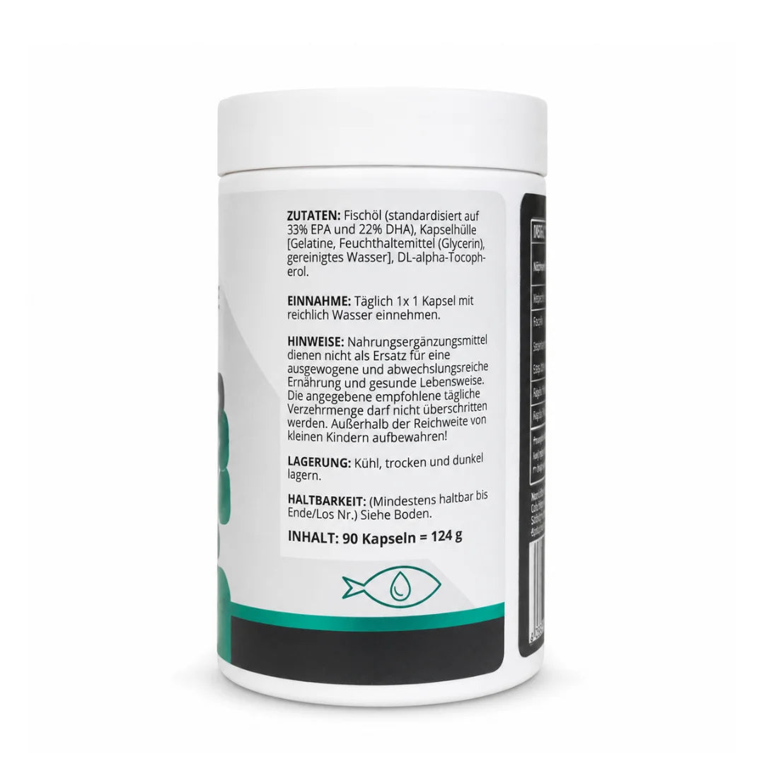 Dynamics Omega 3 90 Kapseln Etikett 