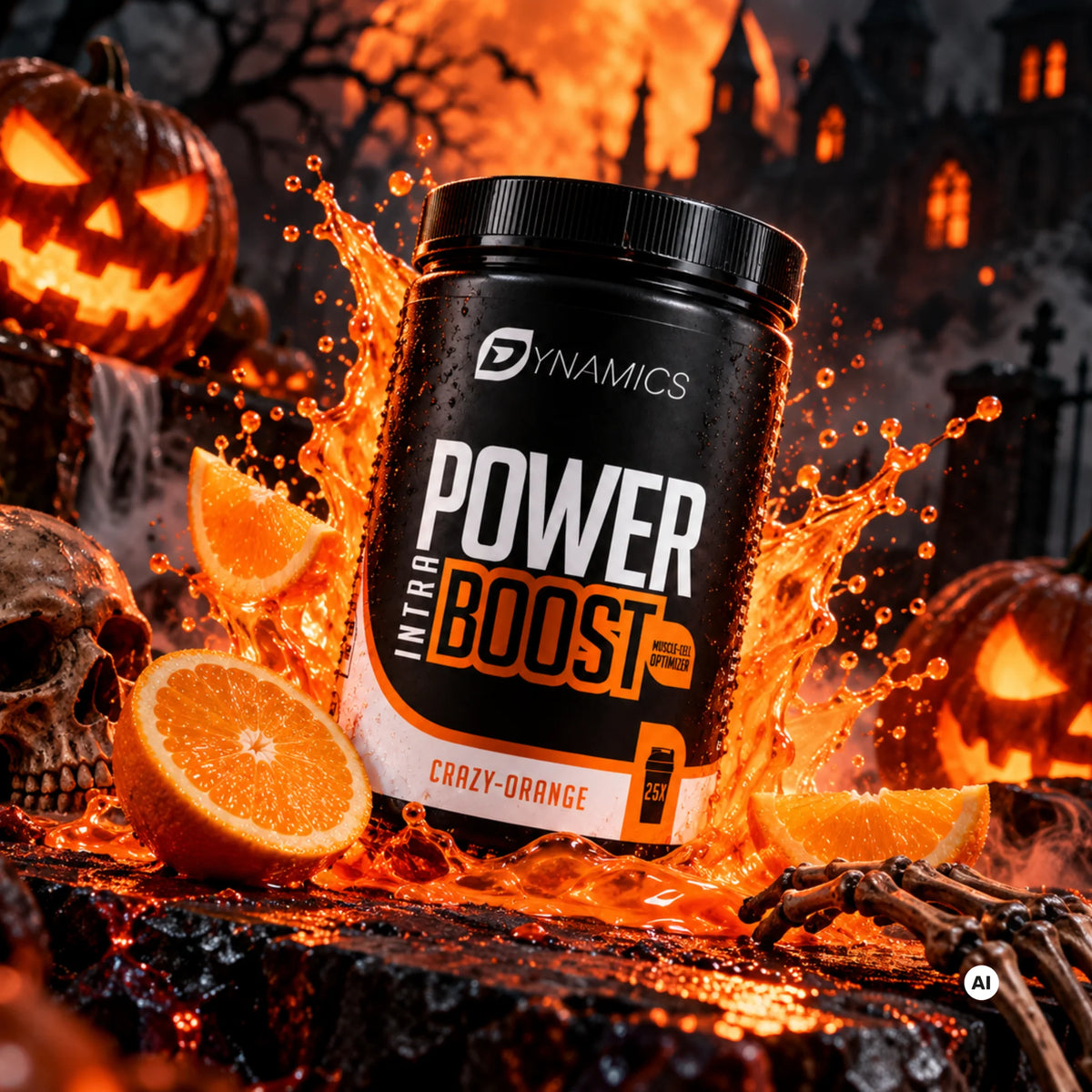 Dynamics Nutrition Intra Power Boost Crazy Orange – Halloween-Produktbild