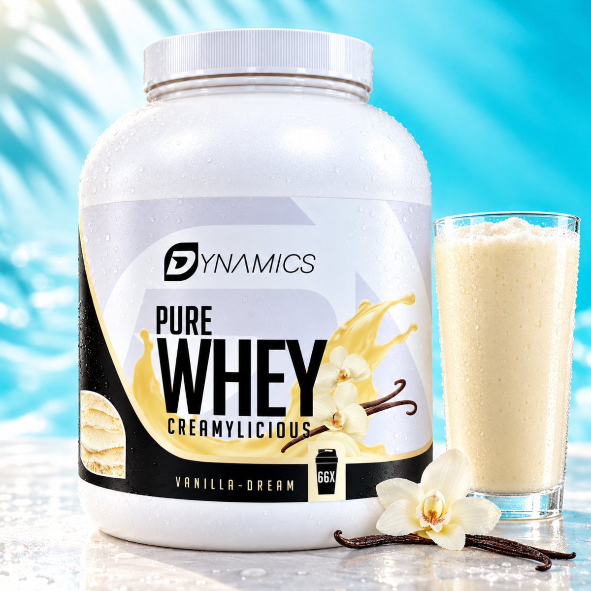 Dynamics Pure Whey 2 kg Vanilla Dream Produktansicht 