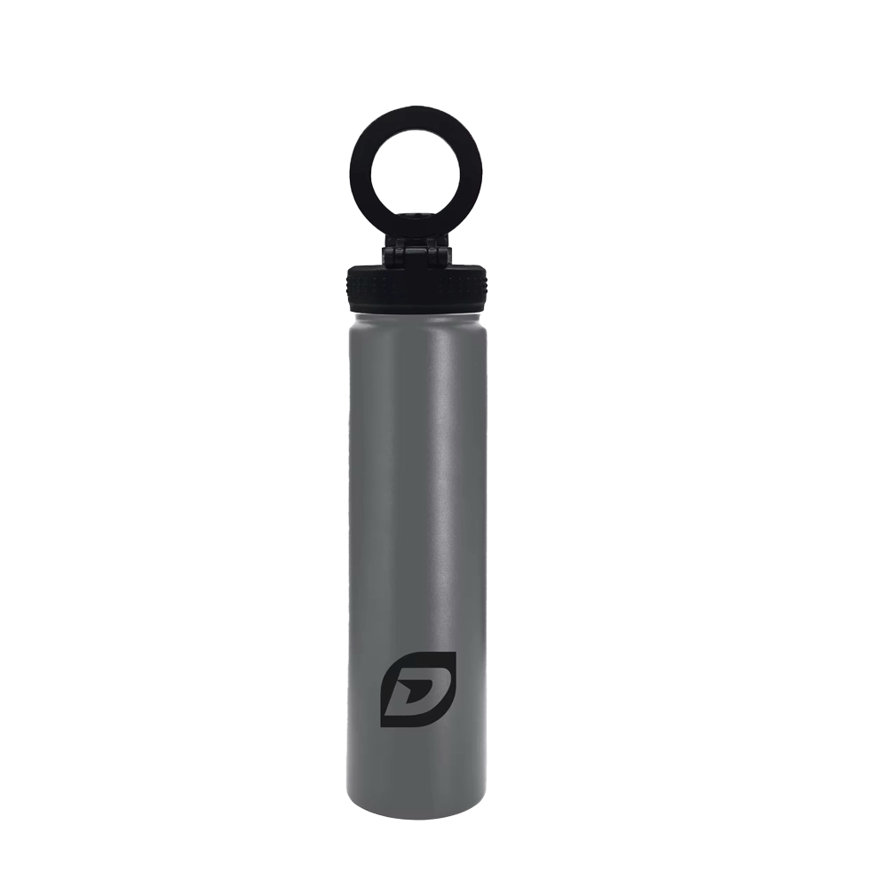 750ml Thermobottle im stylischen grau für deine Gym Session