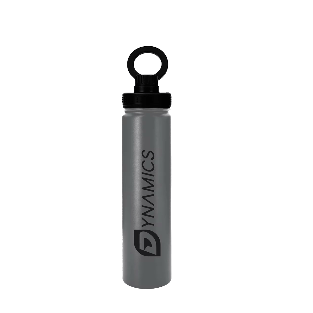 Grey Thermoflasche mit Dynamics Nutrition Logo